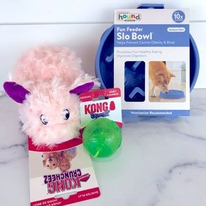 Kong Dog Toys & Slo-Bowl Dog Bowl